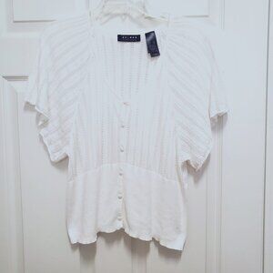 White Crocheted Shrug